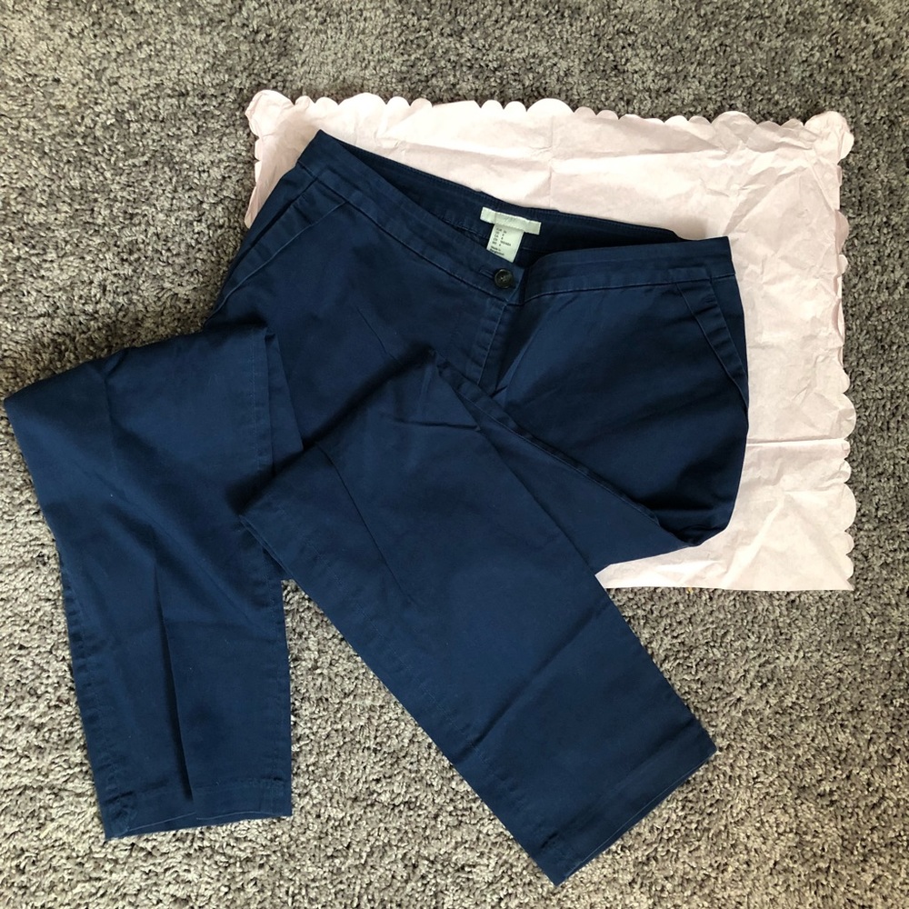 H&M navy/blue Khakis